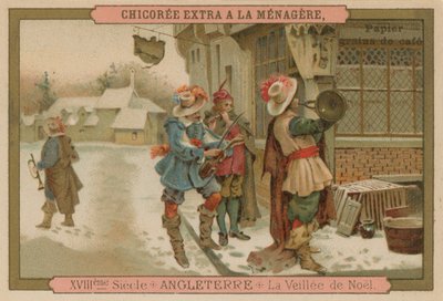 Christmas Eve, England, 18th Century by French School