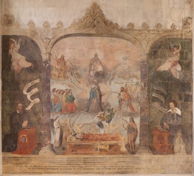 The glorification of Mary (fresque dite de la bonne mort) by French School
