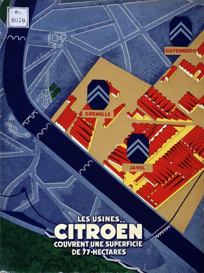 Citroën plants cover an area of 77 hectares by French School