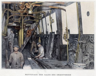 Cleaning of boiler holds - in 
