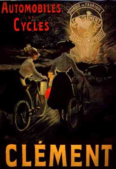 Clement Automobiles and Cycles, Paris by French School