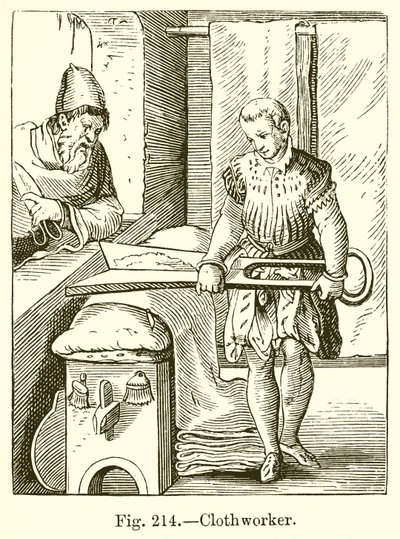 Cloth Worker by French School
