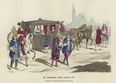Coach, Reign of Louis XIV of France by French School