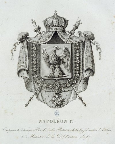 Coat of Arms of Napoleon I - in 