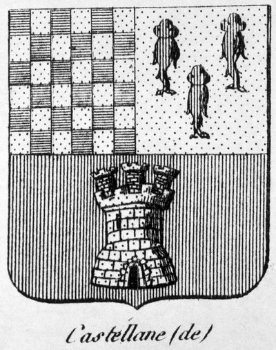 Coat of arms of Castellane - in 