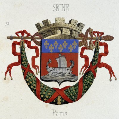 Coat of arms of the City of Paris - in 