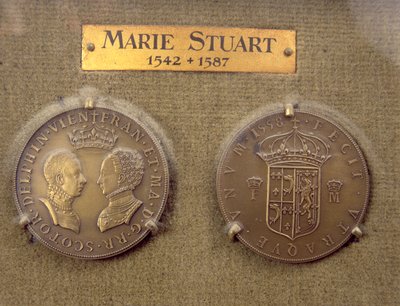 Coin minted after the marriage of Mary Queen of Scots and Francis II by French School