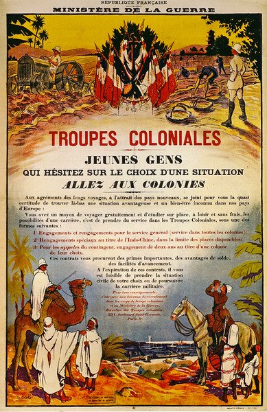 Colonial Troops by French School