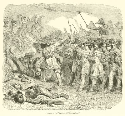 Combat of Fere-Champenoise by French School