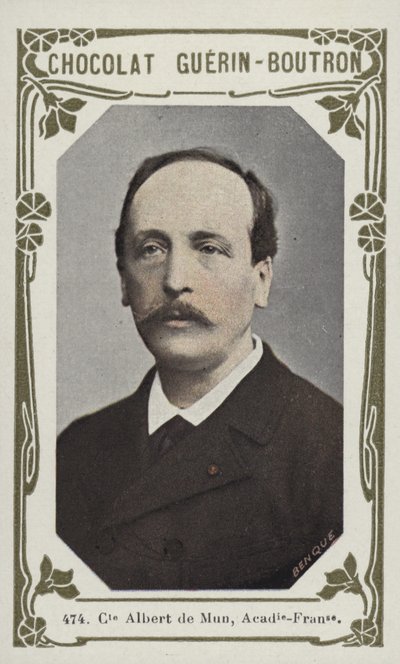 Count Albert de Mun, Academie Francaise by French School