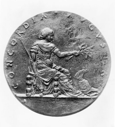 Concordia, on the Reverse of a Medallion Showing Louis XI by French School