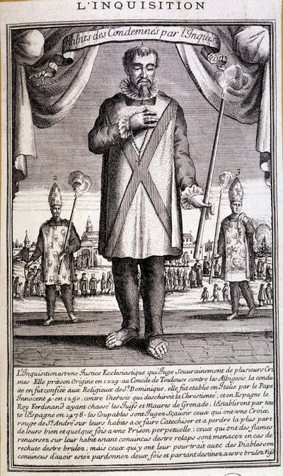 Condemned by the Inquisition, Spain 18th Century by French School