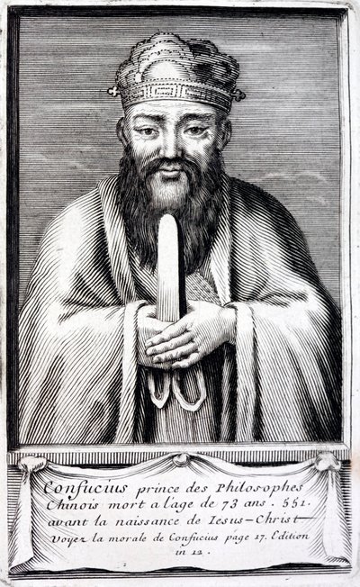 Confucius, ancient Chinese philosopher by French School