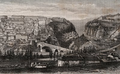 Constantine (Algeria) - engraving in 