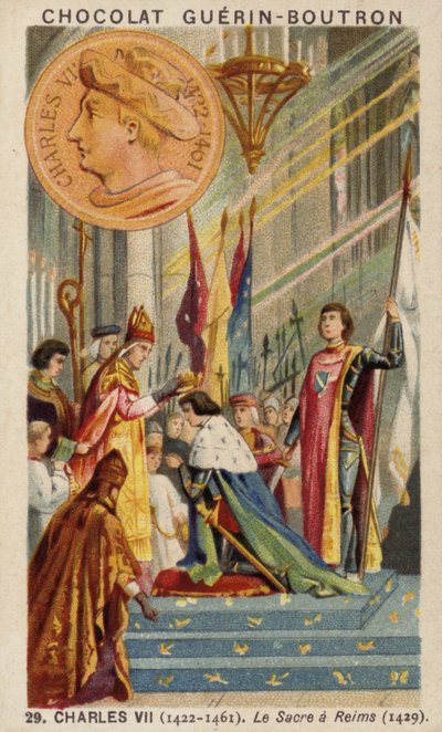 Coronation of Charles VII of France at Reims by French School