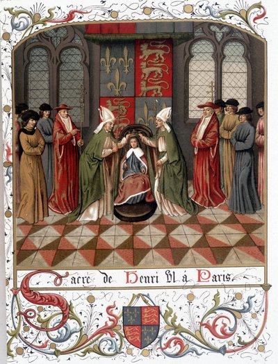 Coronation of Henry VI in Paris in 1431 by French School