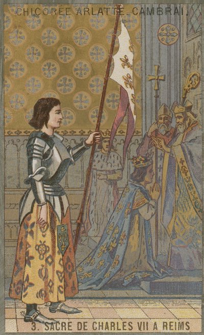 Coronation of King Charles VII of France at Reims, 1429 by French School