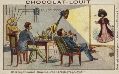 Corresponding by Cinemaphonotelegraphy in the year 2000 by French School