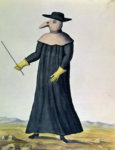 Costume Designed to Protect Doctors from the Plague by French School