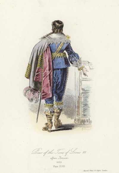 Costume of the time of Louis XIII of France by French School