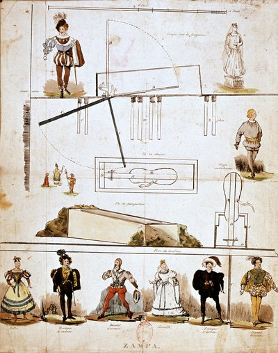 Costumes and Sets for the Opera 