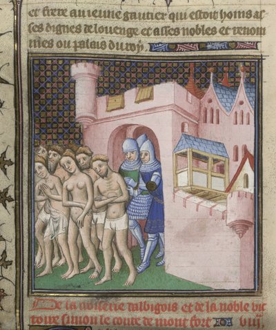 Expulsion of the Albigensians from Carcassone in 1209, from the 