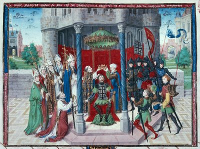 Count Jean de Brienne, Miniature from 