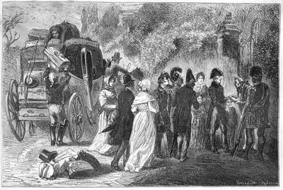 Count d’Artois at the Scottish Palace of Holyrood by French School