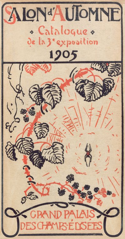 Cover for the Catalogue of the 3rd Salon d
