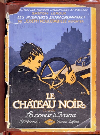 Cover of Le Chateau Noir by Gaston Leroux by French School