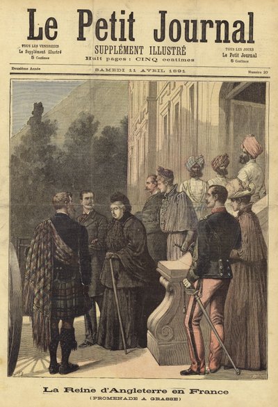 Cover of Le Petit Journal, 11 April 1891 by French School