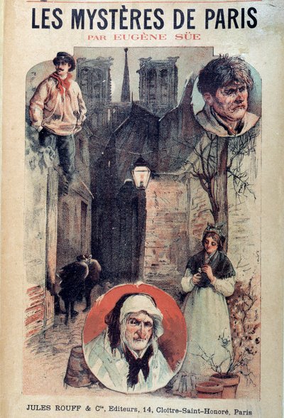 Cover of Les Mysteres de Paris by Eugene Sue by French School