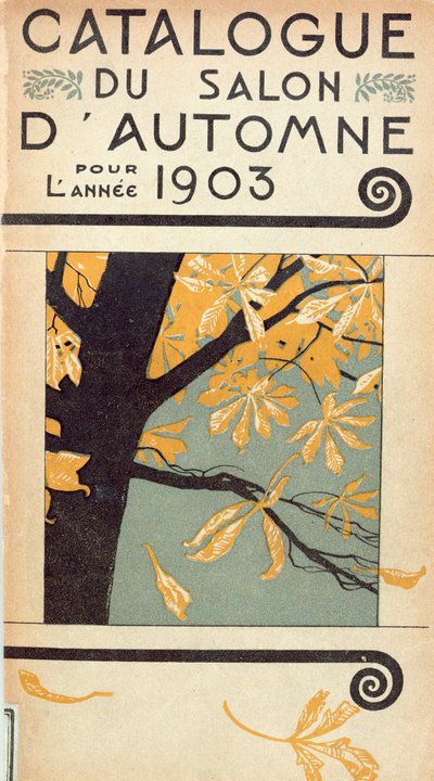 Cover of the Catalogue of the inaugural Salon d