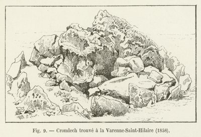 Cromlech Found at La Varenne-Saint-Hilaire, 1858 by French School