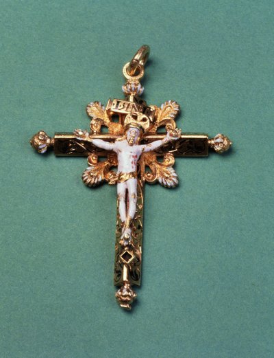 Crucifix given by Mary Queen of Scots to the last Abbot of Westminster, John Feckenham by French School