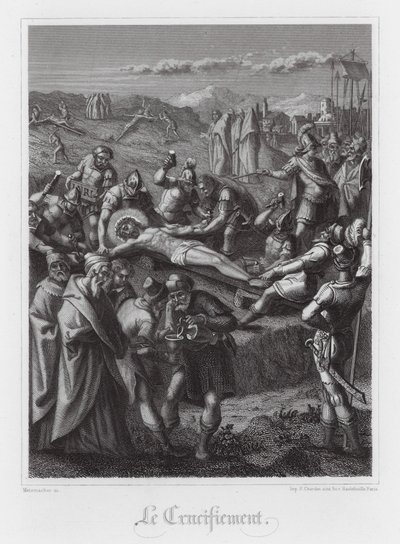 Crucifixion of Jesus Christ by French School