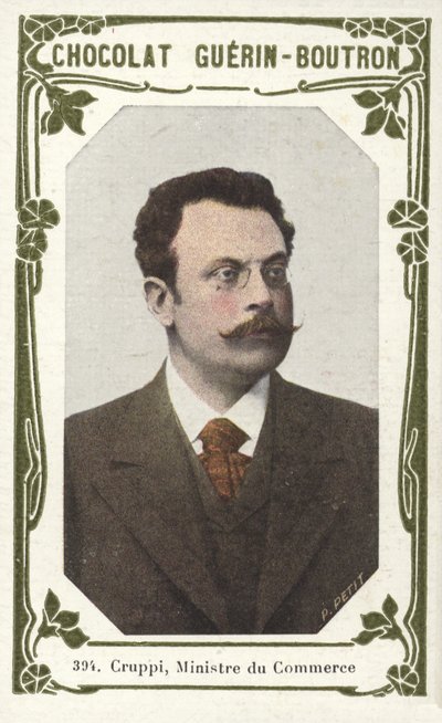 Cruppi, Minister of Commerce by French School