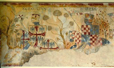 Crusade: Departure of the Knights for the Crusade (detail) by French School