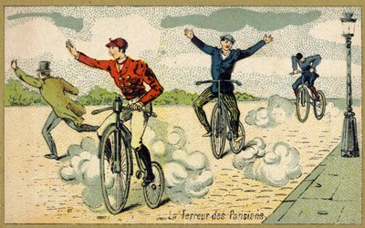 Cycling, The Terror of Parisians by French School