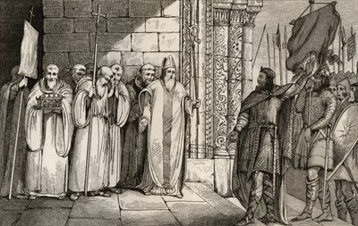 Dagobert Taking Down the Banner at St. Denis, from 