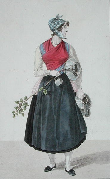 Dairymaid of Peyssac in the Environs of Bordeaux by French School