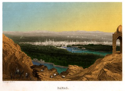 Damascus in Syria by French School