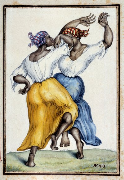 Dancers in the Antilles by French School
