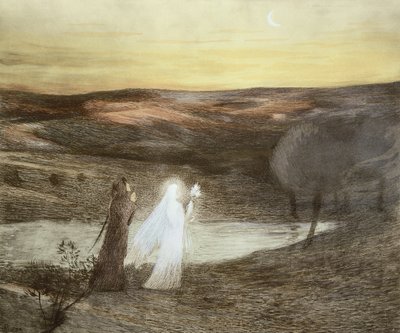 Dante and Beatrice, from L