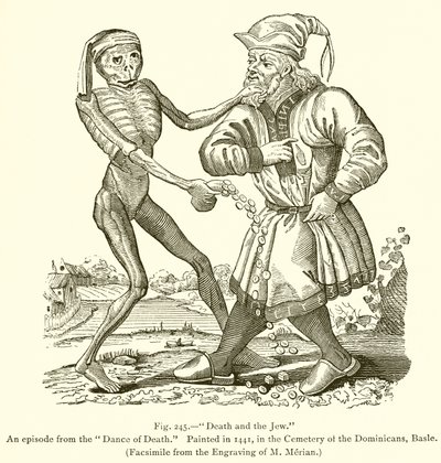 Death and the Jew by French School