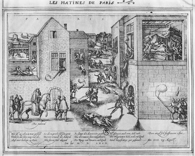 Death of Admiral Gaspard II de Coligny (1519-72) at the time of the St. Bartholomew