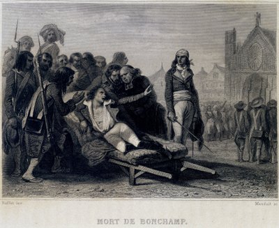 Death of Bonchamp - in 