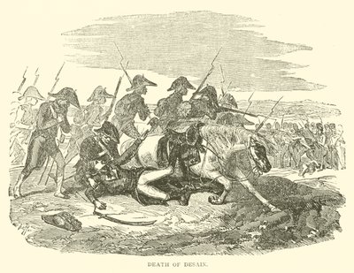 Death of Desaix by French School