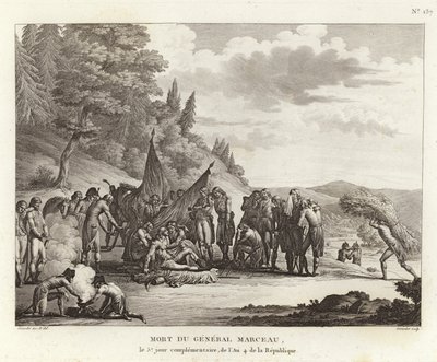 Death of General François Séverin Marceau-Desgraviers by French School