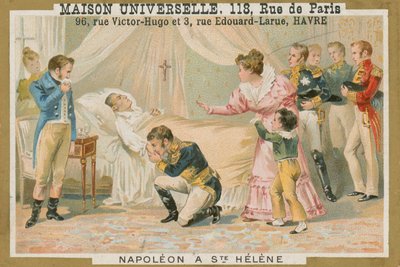 Death of Napoleon on St Helena, 1821 by French School